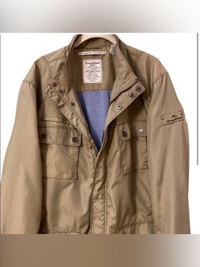 Tommy Bahama Men's Tan Field Jacket, size XL